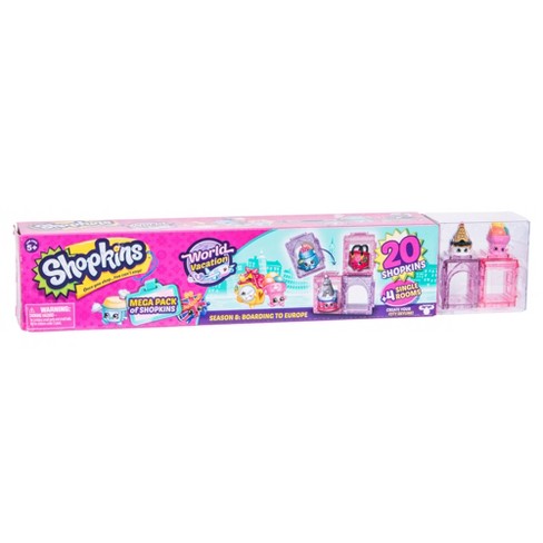 Shopkins Season 8 World Vacation - Boarding to Europe Mega Pack